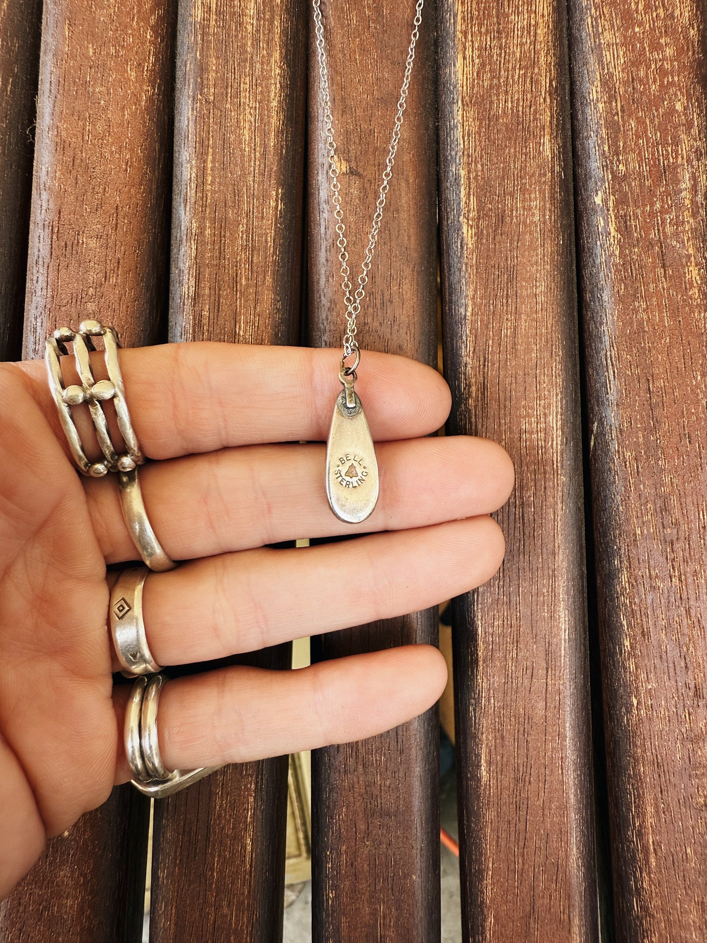 BELL TRADING CHRYSOCOLLA PENDANT