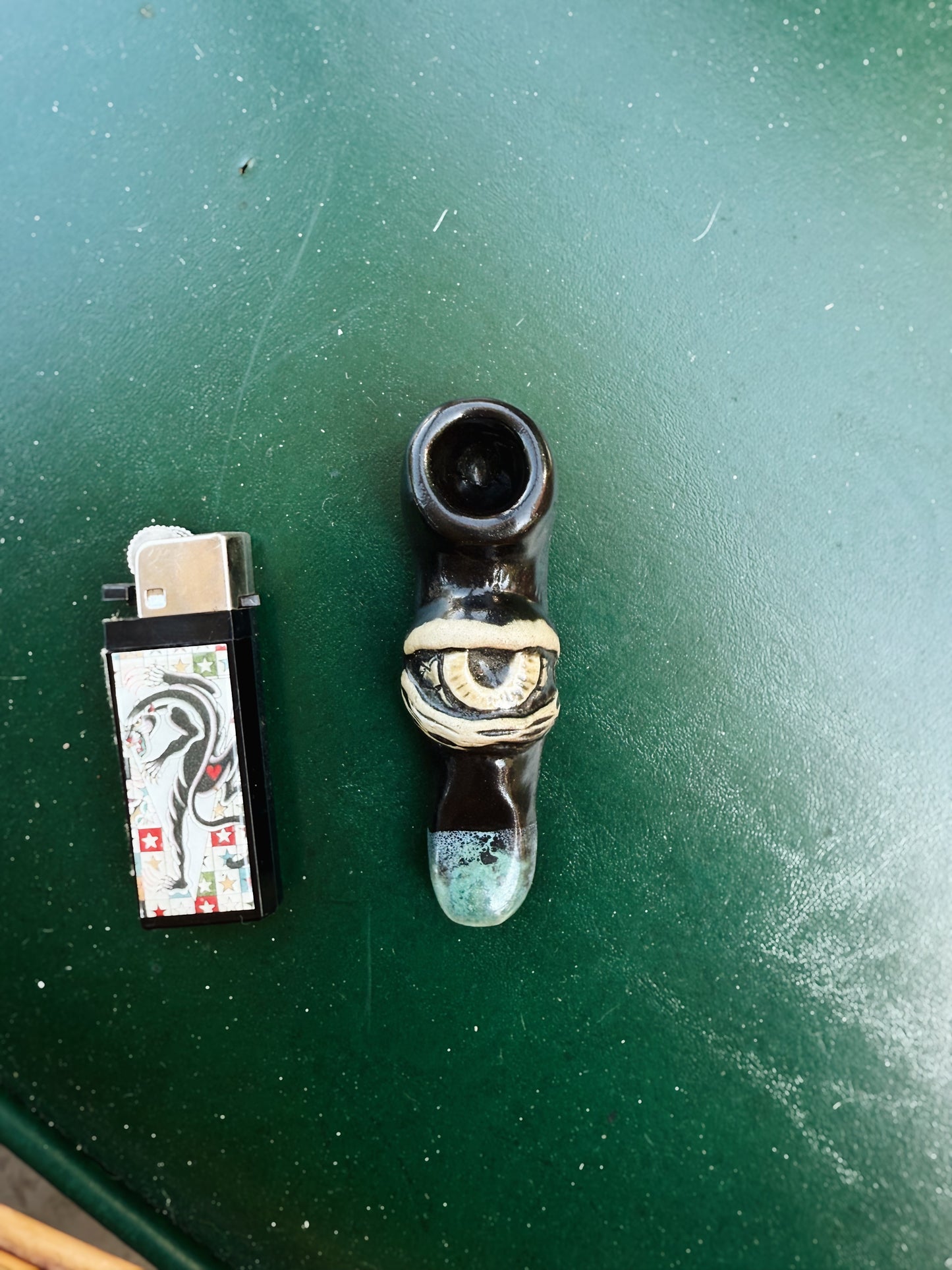 CLAY EYE PIPE