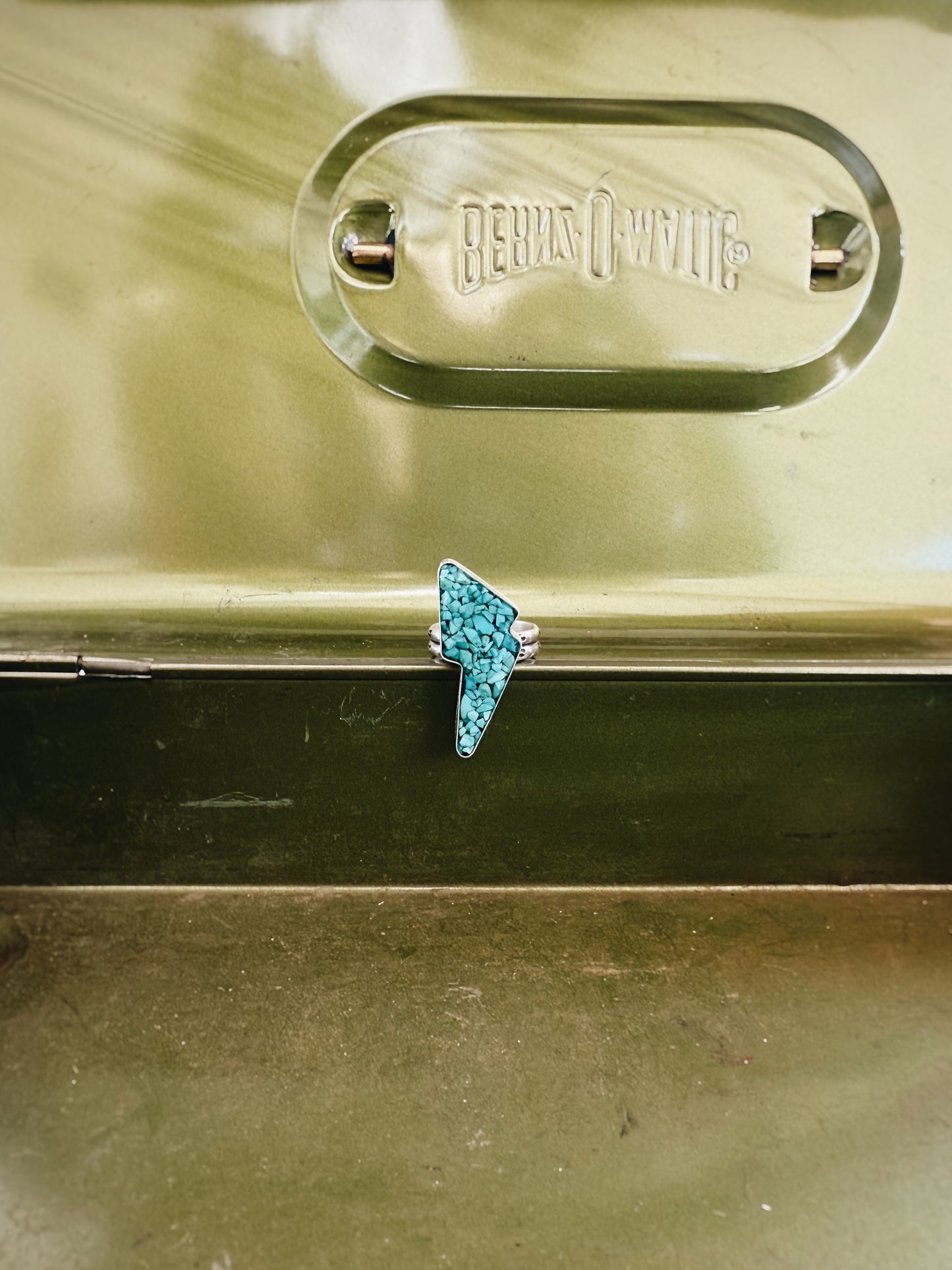 MADE TO ORDER CRUSHED TURQUOISE BOLT