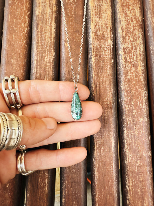 BELL TRADING CHRYSOCOLLA PENDANT